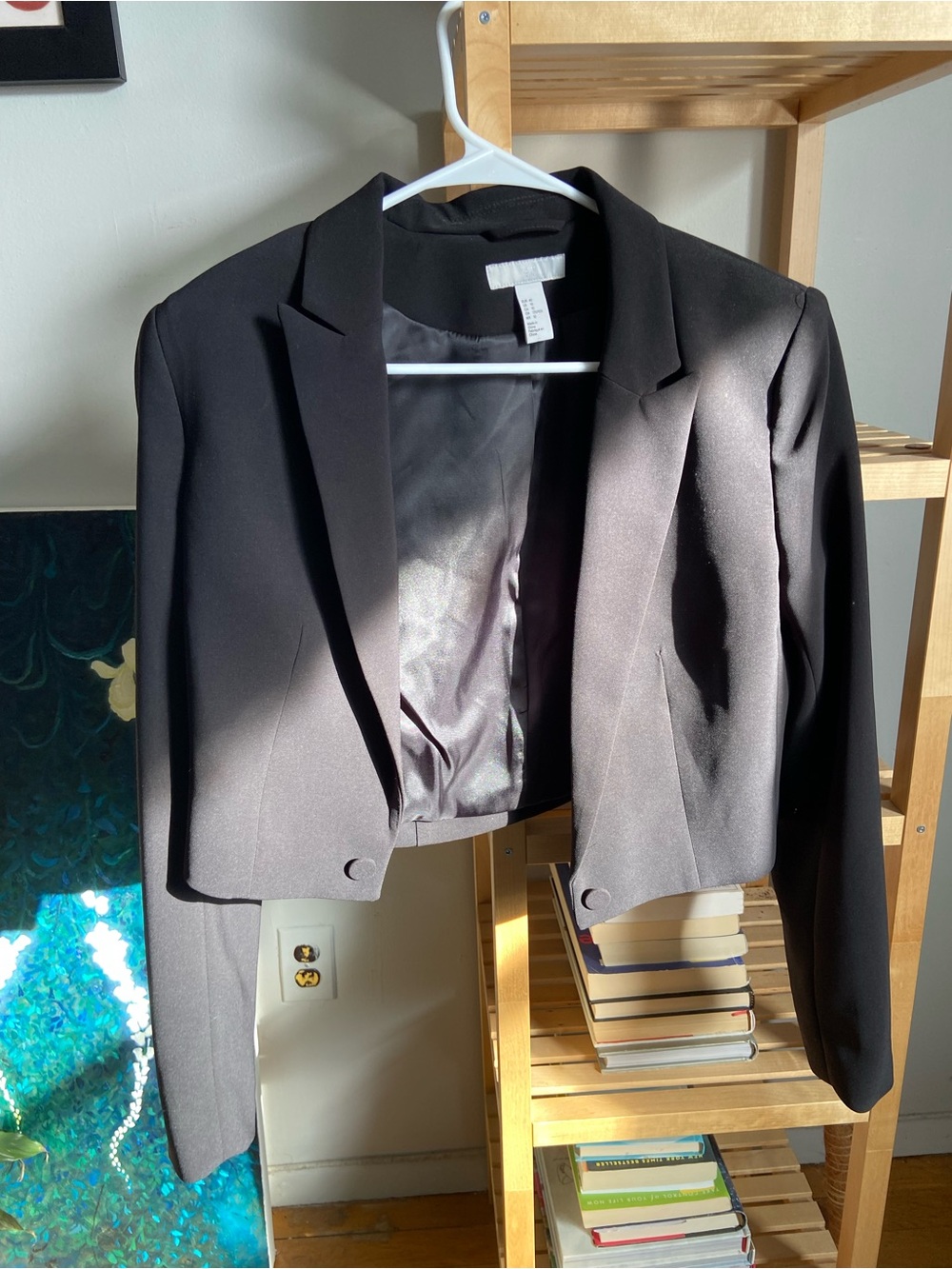 H&M Black Cropped Blazer